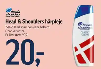 Føtex Head & Shoulders hårpleje tilbud