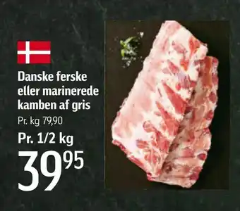 Føtex Danske ferske eller marinerede kamben af gris tilbud