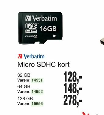 Harald Nyborg Micro SDHC kort tilbud