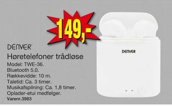 Høretelefoner trådløse