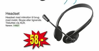 Harald Nyborg Headset tilbud
