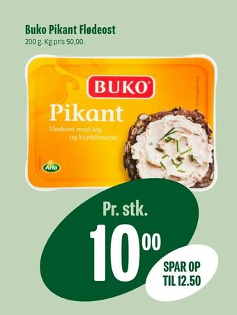 Min Købmand Buko Pikant Flødeost tilbud