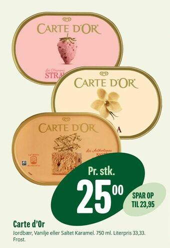 Min Købmand Carte d'Or tilbud