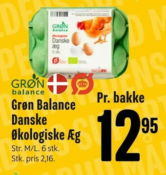 Min Købmand Grøn Balance Danske Økologiske Æg tilbud