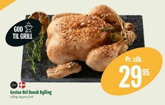 Min Købmand Gestus Hel Dansk Kylling tilbud