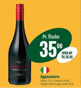 Min Købmand Appassinero tilbud