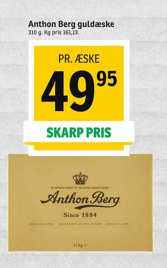 SPAR Anthon Berg guldæske tilbud