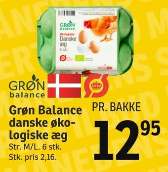 SPAR Grøn Balance danske økologiske æg tilbud