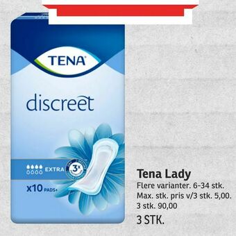 SPAR Tena Lady tilbud