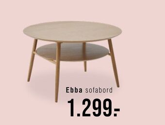 Ilva Ebba sofabord tilbud