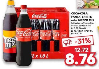 Kaufland Coca-Cola Fanta Sprite Oder Mezzo Mix tilbud