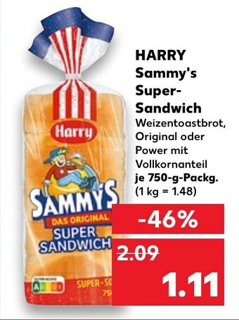 Kaufland DE Harry Sammy's Super Sandwich tilbud