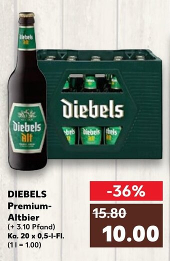 Kaufland DE Diebels Premium Altbier tilbud