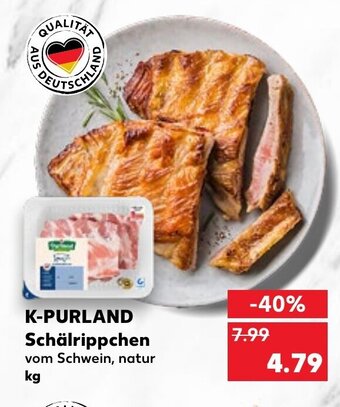 Kaufland K-Purland Schälrippchen tilbud