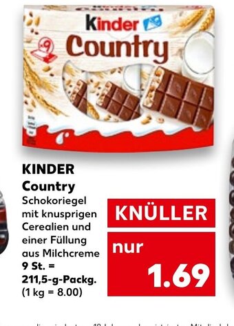 Kaufland DE Kinder Country tilbud