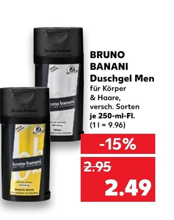 Kaufland Bruno Banani Duschgel Men tilbud