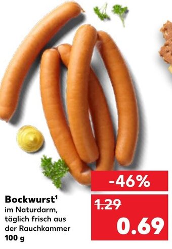 Kaufland Bockwurst tilbud