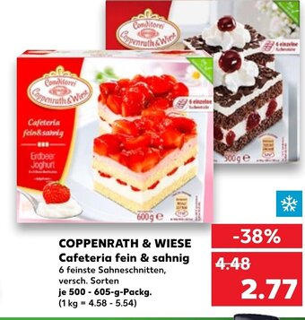 Kaufland DE Coppenrath & Wiese Cafeteria fein & sahnig tilbud