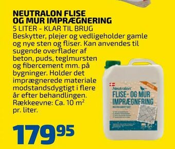 Davidsen Neutralon flise og mur imprægnering tilbud