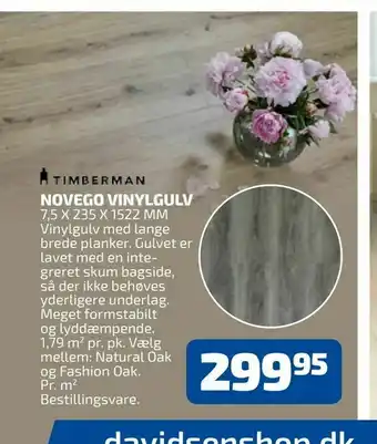 Davidsen Novego vinylgulv tilbud