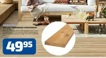 Davidsen Moelven thermowood terrassebræt tilbud