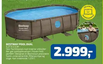 Davidsen Bestway pool oval tilbud