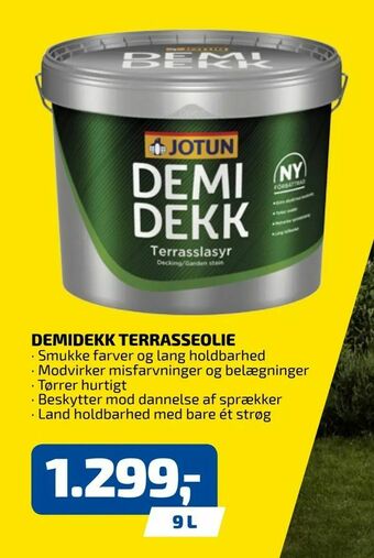 Demidekk terrasseolie