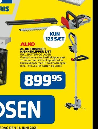 Al-ko trimmer/ hækkeklipper sæt