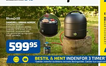 Davidsen Dangrill urban nordic tilbud