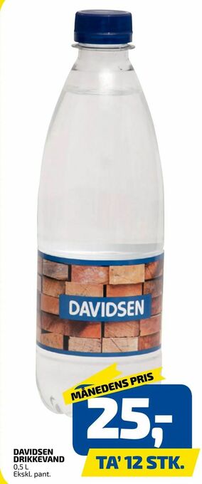 Davidsen Davidsen drikkevand tilbud