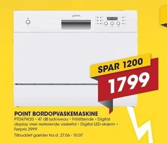 Point bordopvaskemaskine