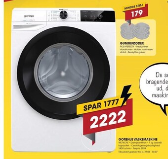 Punkt1 Gorenje vaskemaskine tilbud