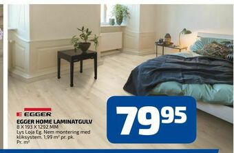 Davidsen Egger home laminatgulv tilbud