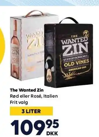 BorderShop The Wanted Zin 3L tilbud