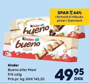BorderShop Kinder tilbud