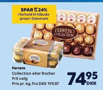 BorderShop Ferrero tilbud