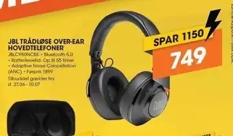Expert JBL trådløse over-ear hovedteleofner tilbud