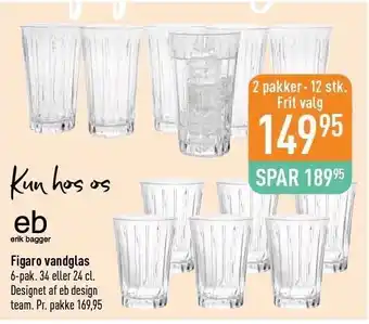 Figaro vandglas 2 pk