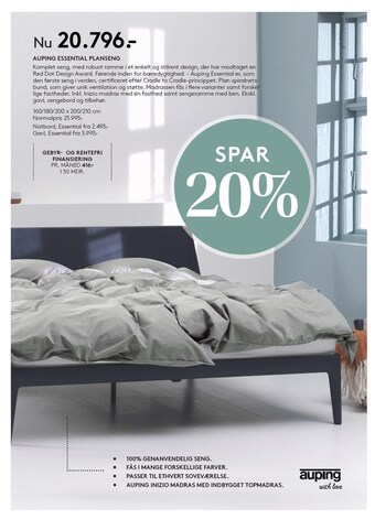Auping Essential planseng