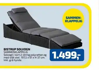 Davidsen Bistrup solvogn tilbud