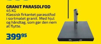 Granit parasolfod