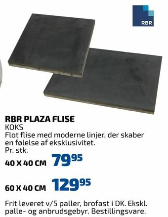 Davidsen Rbr plaza flise tilbud