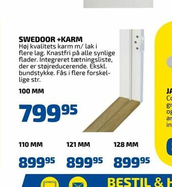 Davidsen Swedoor +karm tilbud