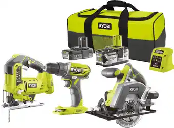 Davidsen RYOBI ONE+ HÅNDVÆRKERSÆT 18V (TTI TECHTRONIC INDUSTRIES NORDIC) tilbud