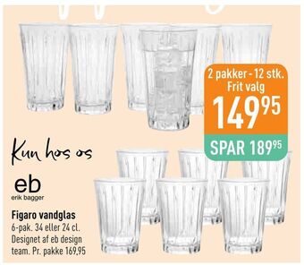 Imerco Figaro vandglas tilbud
