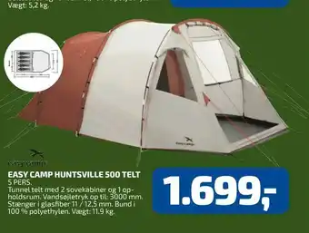 Davidsen Easy camp huntsville 500 telt tilbud