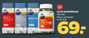 Netto Livol kosttilskud tilbud