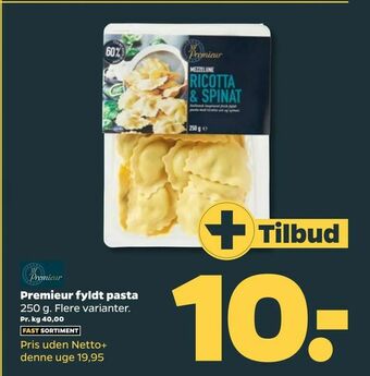Netto Premieur fyldt pasta tilbud