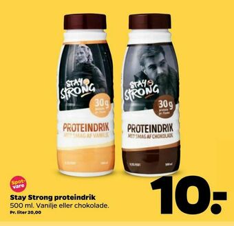 Netto Stay Strong proteindrik tilbud
