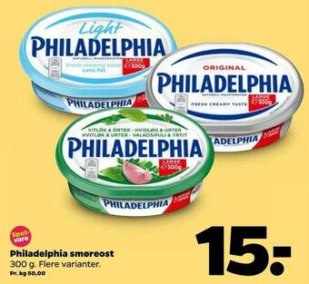 Netto Philadelphia smøreost tilbud